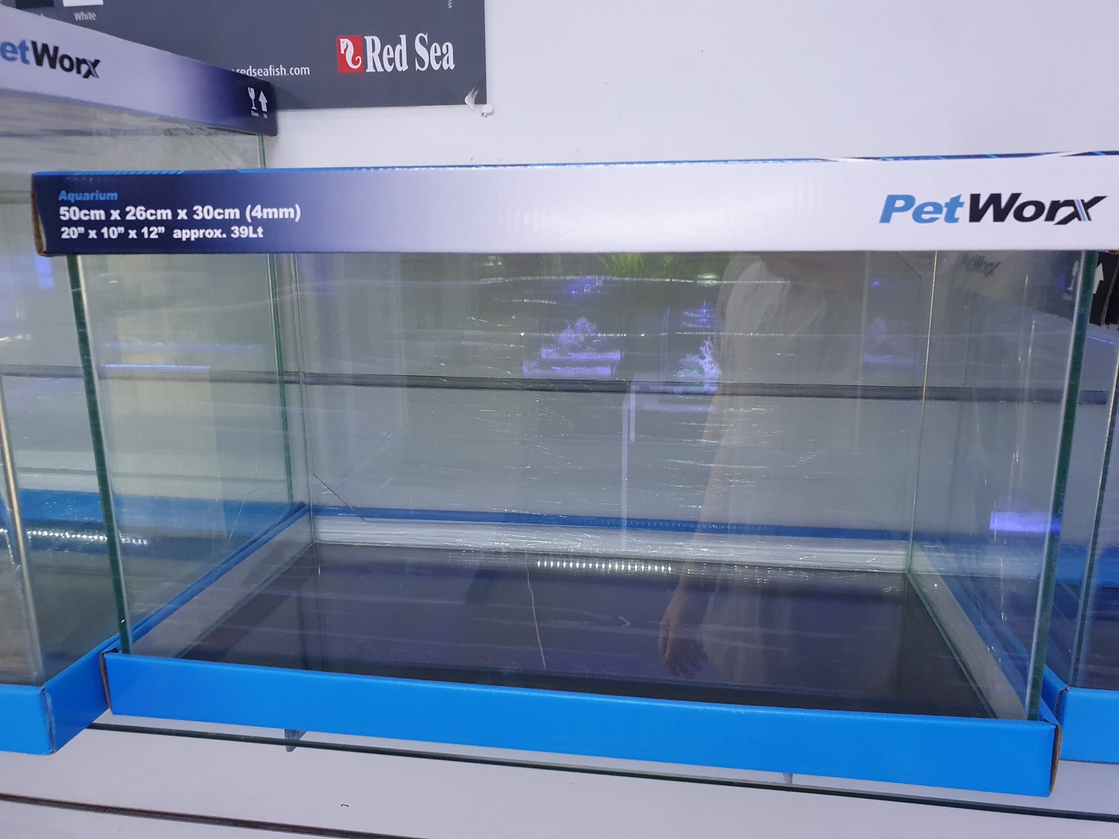 Uitpakken Sta op beton Petworx Glass Aquarium 50cm