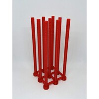 Coral Cartel CADE Bio Sphere Ball Stand 3x3 - Red