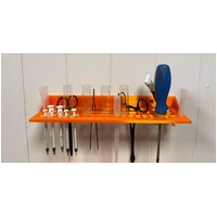 Coral Cartel Multipurpose Tool Holder Shelf - Orange