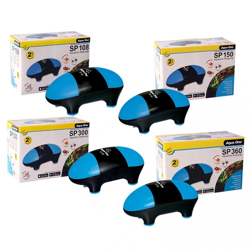 Aqua One SP 360 Twin Outlet Air Pump 180L/HR