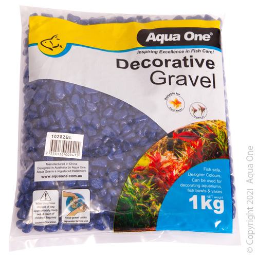 Aqua One Decorative Gravel Blue 1kg