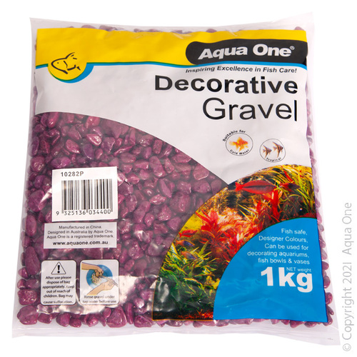 Aqua One Decorative Gravel Purple 1kg