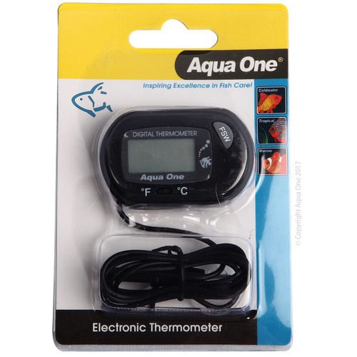 Aqua One LCD Electronic Thermometer