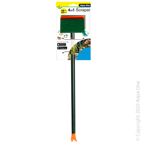 Aqua One 4 In 1 Scraper 18"/45cm