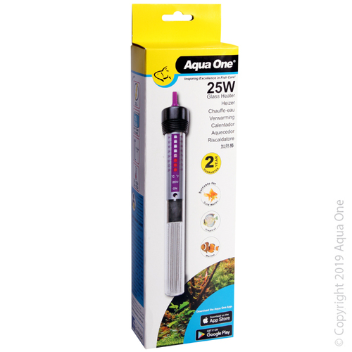 Aqua One Glass Heater 25W 18.5cm