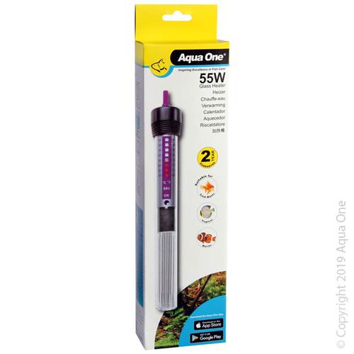 Aqua One Glass Heater 55W 20.5cm