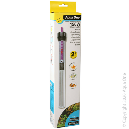 Aqua One Glass Heater 150W 24.5cm