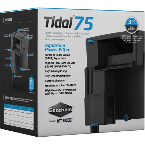 Seachem Tidal Power Filter 75 (Hang on Back)