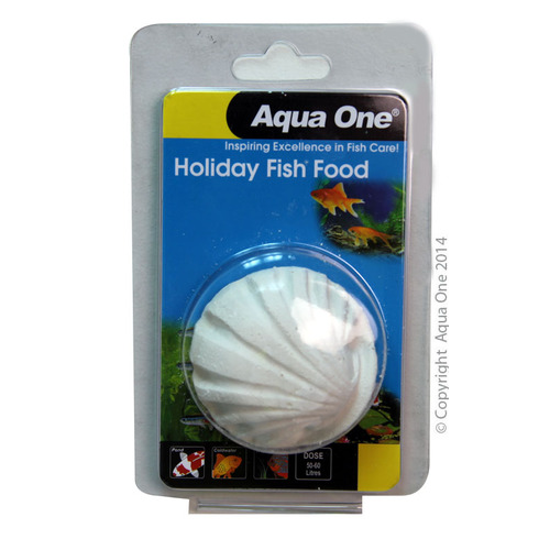 Aqua One Holiday Block Fish Food 40g