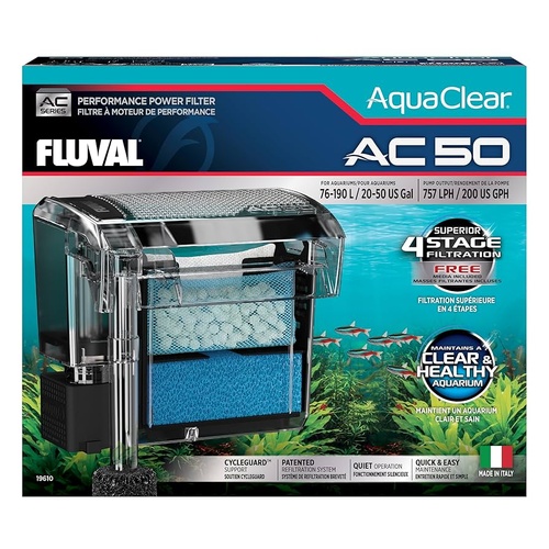 Fluval Aquaclear Hang on Filter AC50 - 757lph