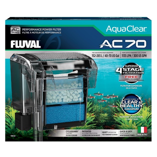Fluval Aquaclear Hang on Filter AC70 - 1135lph