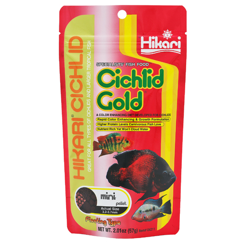 Hikari Cichlid Gold Mini Pellet 57g