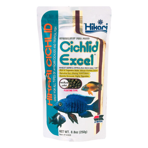 Hikari Cichlid Excel Medium Pellet 250g