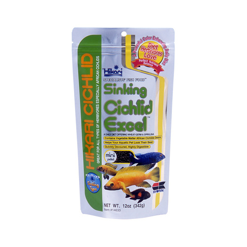 Hikari Sinking Cichlid Excel Mini Pellet 342g