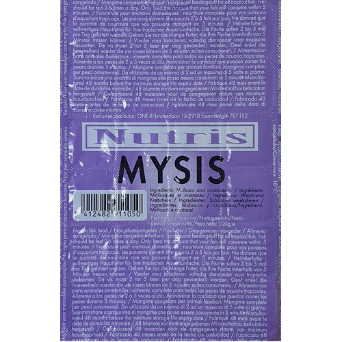 Nutris Frozen Mysis Shrimp 100g 