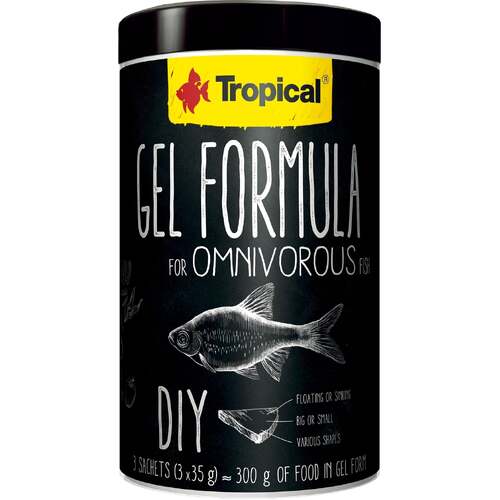 Tropical DIY Gel Formula Food - Omnivorous Fish 1000ml/105g