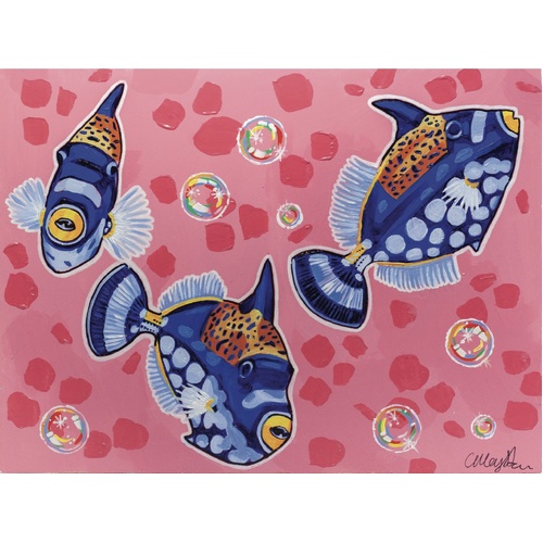 Trigger Fish (unframed) MOONRAT X ATLAS AQUARIUM